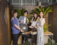 ���ե������ڥ��饪���ļ������ѥƥ饹��BBQ!��­���դ��Ǥ�ä���ӥ������ǥ�����